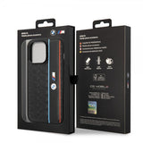 BMW iPhone 14 Pro Deksel Hexagonal Pattern Svart