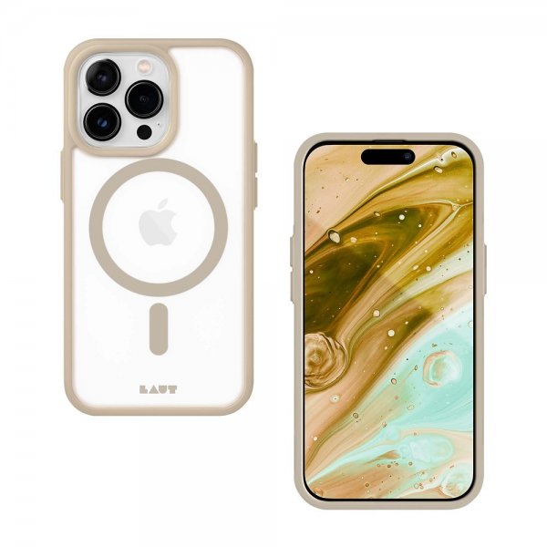 LAUT iPhone 14 Pro Deksel Huex Protect MagSafe Sand