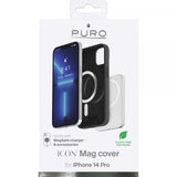 Puro iPhone 14 Pro Deksel ICON Mag Svart