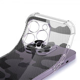 iPhone 14 Pro Deksel Kamuflasje Svart
