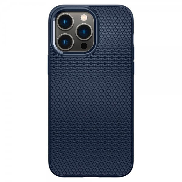 Spigen iPhone 14 Pro Deksel Liquid Air Navy Blue