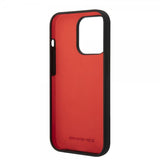 AMG iPhone 14 Pro Deksel Liquid Silicone Carbon Pattern Svart