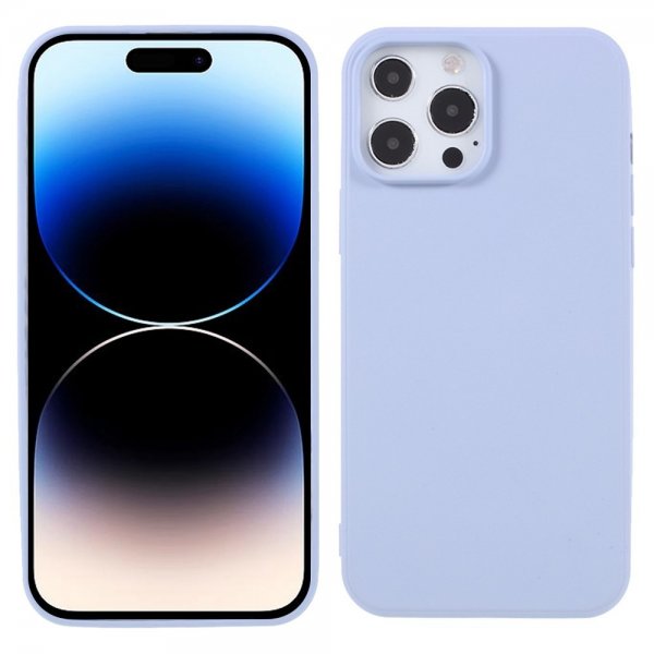 X-Level iPhone 14 Pro Deksel Liquid Silicone Lilla
