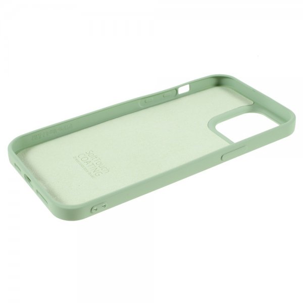X-Level iPhone 14 Pro Deksel Liquid Silicone Lysegrønn
