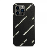 Karl Lagerfeld iPhone 14 Pro Deksel Logomania Svart