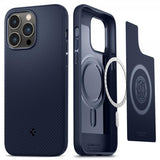 Spigen iPhone 14 Pro Deksel Mag Armor MagFit Navy Blue