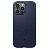 Spigen iPhone 14 Pro Deksel Mag Armor MagFit Navy Blue