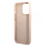 Guess iPhone 14 Pro Deksel Metal Plate Logo MagSafe Rosa
