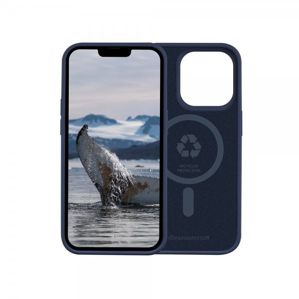 dbramante1928 iPhone 14 Pro Deksel Monaco MagSafe Pacific Blue