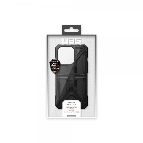 Urban Armor Gear (UAG) iPhone 14 Pro Deksel Monarch Carbon Fiber