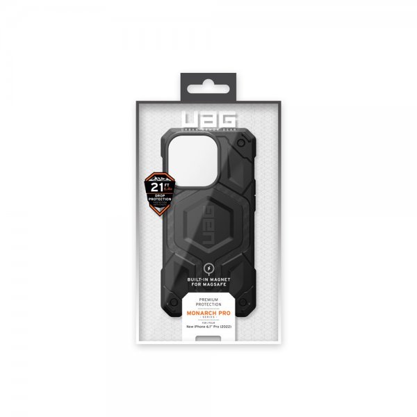 Urban Armor Gear (UAG) iPhone 14 Pro Deksel Monarch Pro MagSafe Carbon Fiber