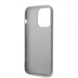 Karl Lagerfeld iPhone 14 Pro Deksel Monogram Iridescent Sølv