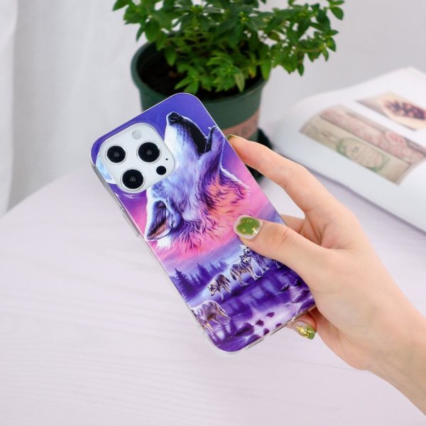 iPhone 14 Pro Deksel Motiv Hyler Ulv