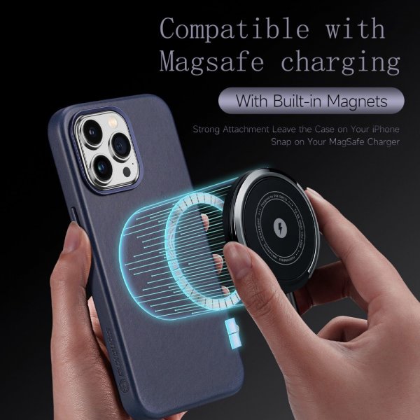 Dux Ducis iPhone 14 Pro Deksel Naples Series MagSafe Blå