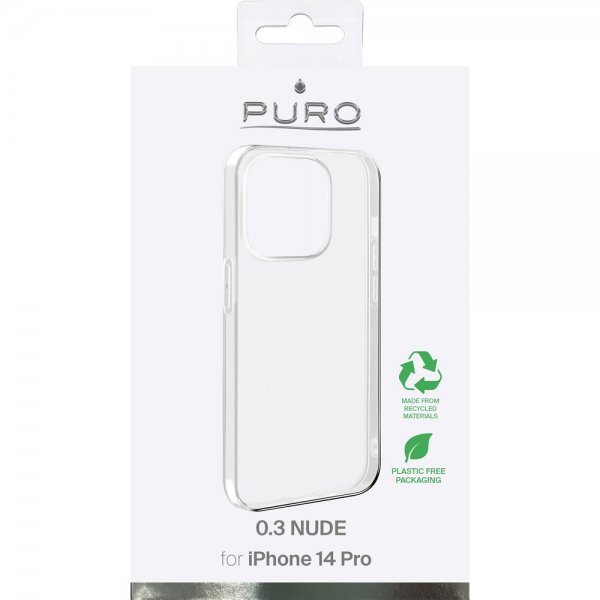 Puro iPhone 14 Pro Deksel Nude Transparent