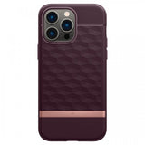 Caseology iPhone 14 Pro Deksel Parallax Mag Burgundy Bean