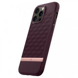 Caseology iPhone 14 Pro Deksel Parallax Mag Burgundy Bean