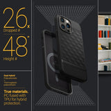 Caseology iPhone 14 Pro Deksel Parallax Mag Matte Black