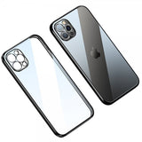 Sulada iPhone 14 Pro Deksel Belagt Kant Svart
