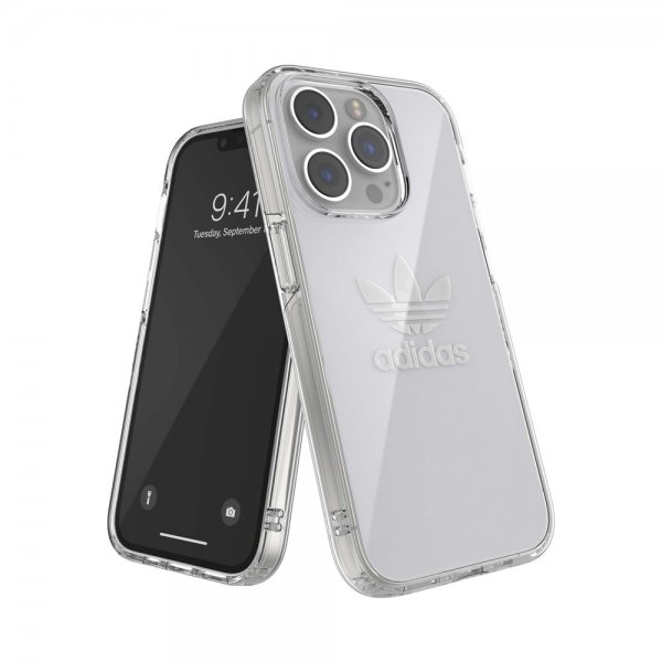 Adidas iPhone 14 Pro Deksel Beskyttende Klar Etui Klar
