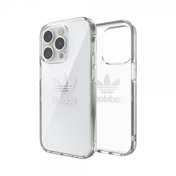 Adidas iPhone 14 Pro Deksel Beskyttende Klar Etui Klar