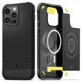 Spigen iPhone 14 Pro Deksel Rugged Armor MagFit Matte Black