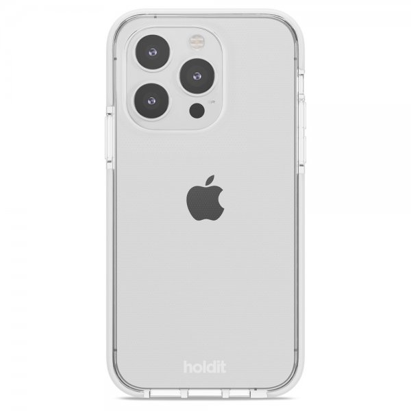 holdit iPhone 14 Pro Deksel Seethru White