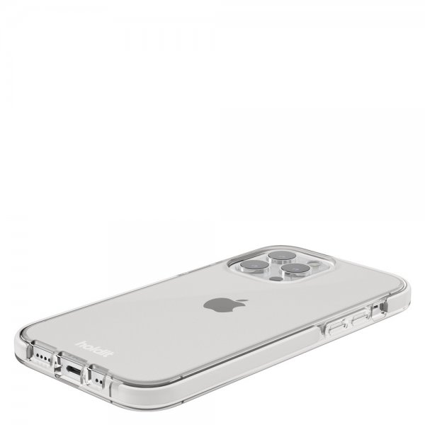 holdit iPhone 14 Pro Deksel Seethru White