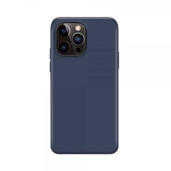 Xqisit iPhone 14 Pro Deksel Silicone Case Lyseblå