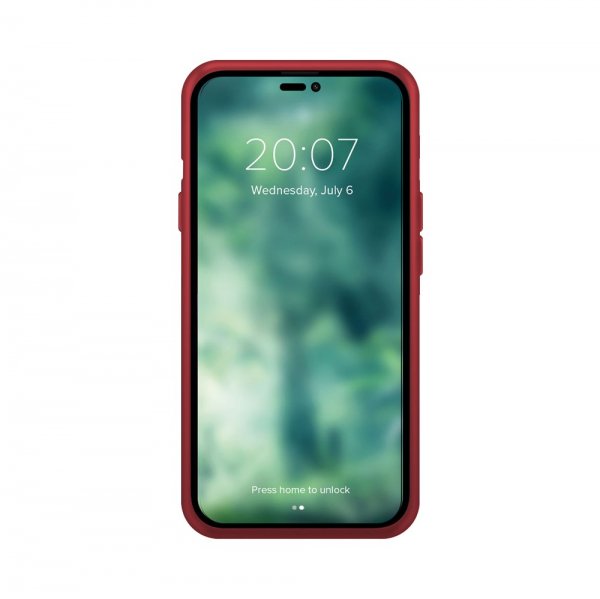 Xqisit iPhone 14 Pro Deksel Silicone Case Rød