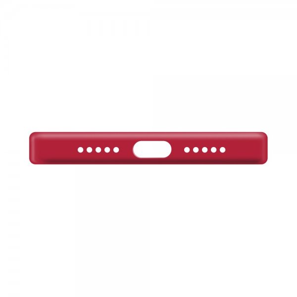 Xqisit iPhone 14 Pro Deksel Silicone Case Rød