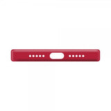 Xqisit iPhone 14 Pro Deksel Silicone Case Rød