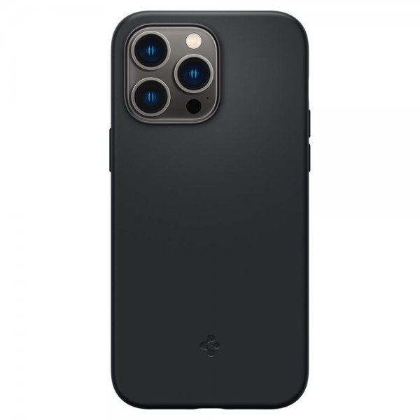 Spigen iPhone 14 Pro Deksel Silicone Fit MagFit Svart