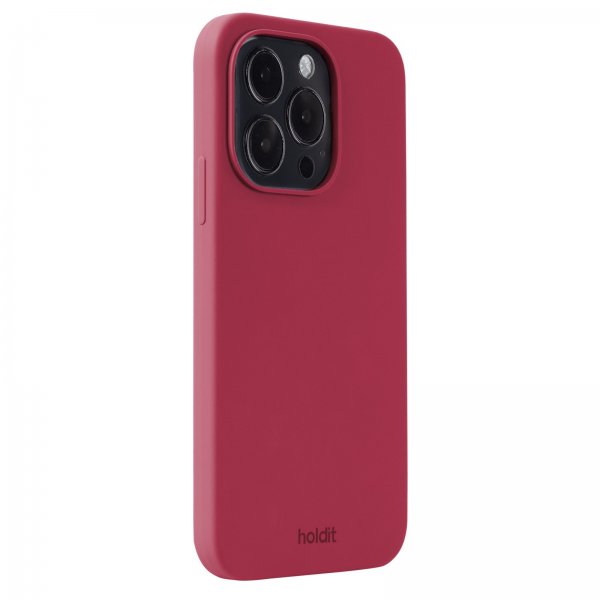 holdit iPhone 14 Pro Deksel Silikon Red Velvet
