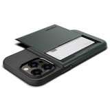 Spigen iPhone 14 Pro Deksel Slim Armor CS Abyss Green