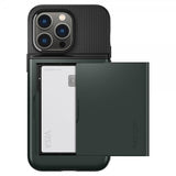 Spigen iPhone 14 Pro Deksel Slim Armor CS Abyss Green