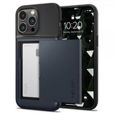 Spigen iPhone 14 Pro Deksel Slim Armor CS Metal Slate