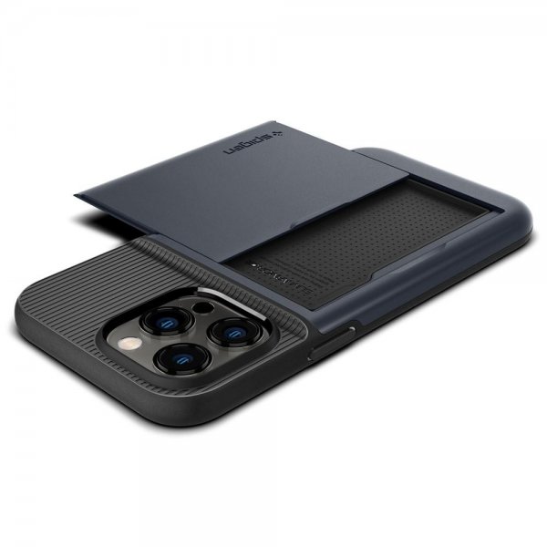 Spigen iPhone 14 Pro Deksel Slim Armor CS Metal Slate