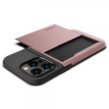 Spigen iPhone 14 Pro Deksel Slim Armor CS Rose Gold