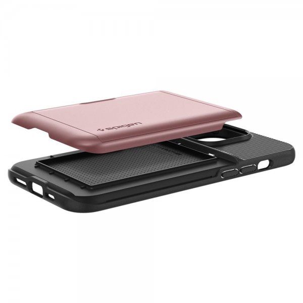 Spigen iPhone 14 Pro Deksel Slim Armor CS Rose Gold