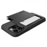 Spigen iPhone 14 Pro Deksel Slim Armor CS Svart