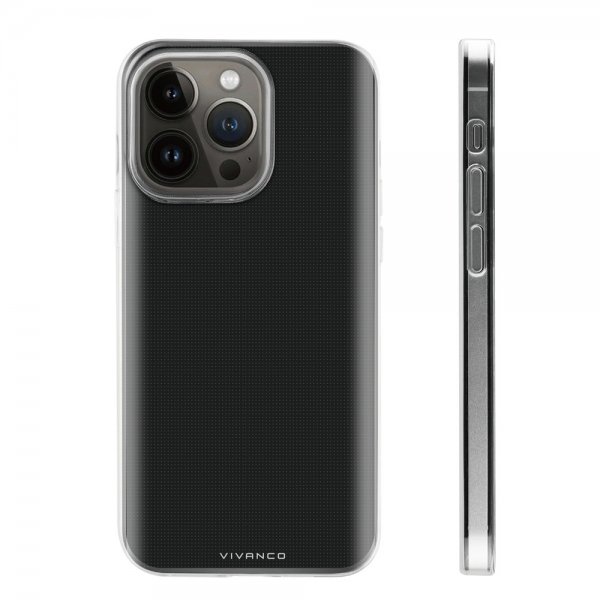 Vivanco iPhone 14 Pro Deksel Slim TPU Transparent
