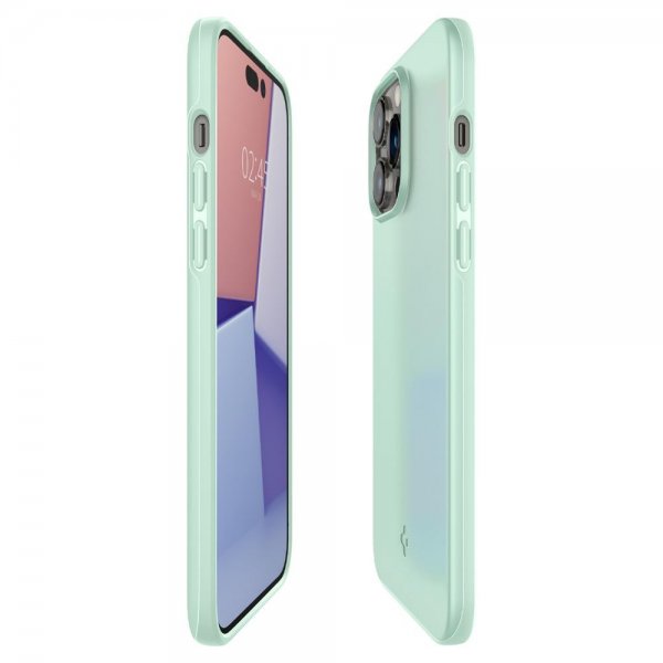 Spigen iPhone 14 Pro Deksel Thin Fit Mint