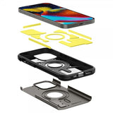 Spigen iPhone 14 Pro Deksel Tough Armor MagFit Gunmetal