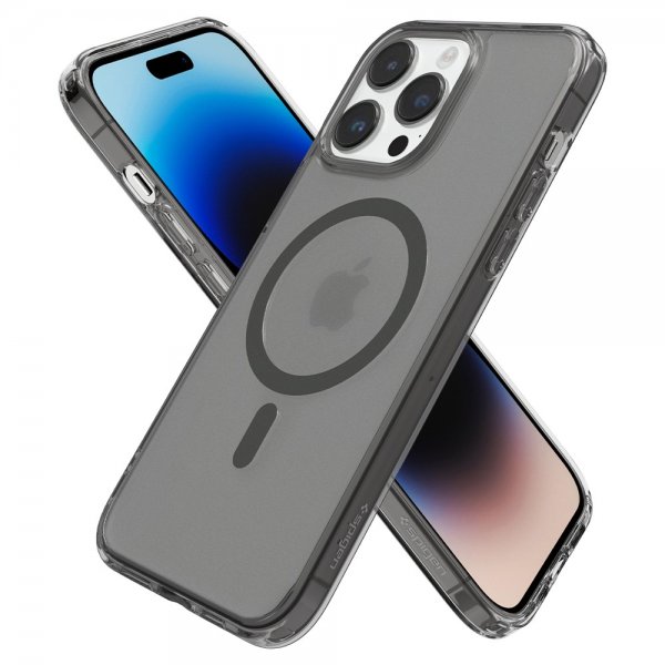 Spigen iPhone 14 Pro Deksel Ultra Hybrid MagFit Frost Black
