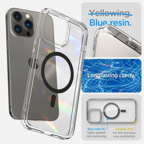 Spigen iPhone 14 Pro Deksel Ultra Hybrid MagFit Graphite