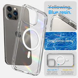 Spigen iPhone 14 Pro Deksel Ultra Hybrid MagFit White
