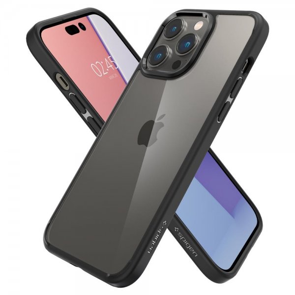 Spigen iPhone 14 Pro Deksel Ultra Hybrid Matte Black