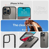 Spigen iPhone 14 Pro Deksel Ultra Hybrid Matte Black