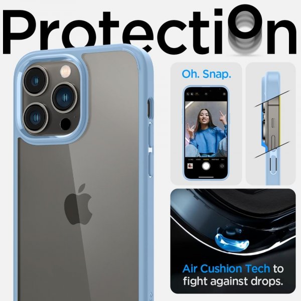 Spigen iPhone 14 Pro Deksel Ultra Hybrid Sierra Blue